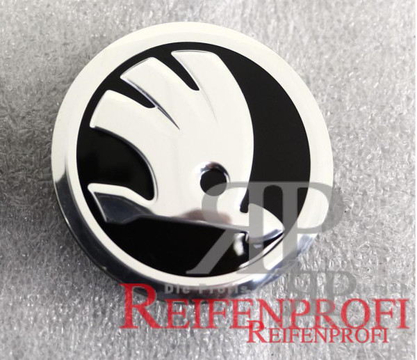 Original Skoda Nabendeckel 5JA601151 black Silver Stück (1 Stück) NEU BOX4