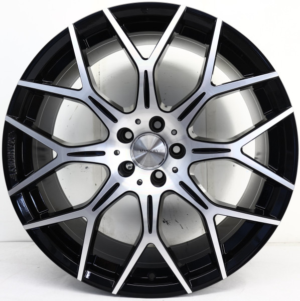 Mansory N.80 22 Zoll Einzelfelge 9,5Jx22 ET35 5x112 Black Diamond NEU 212-B