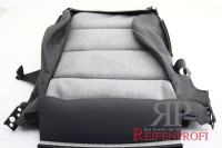 Original Volkswagen Golf Scirocco Sitzbezug Stoff Bezug grau weiße Nähte 1K0881406 DN WAM FA1204