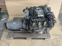 Original Mercedes M272 W203 Motor & Getriebe A2722300265 gebraucht mit Motorschaden M1