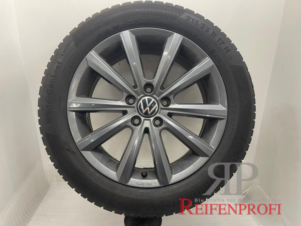 Original VW Passat 3C 3G B8 17 Zoll Winterräder 3G0601025C Helsinki 215/55 R17 340-C