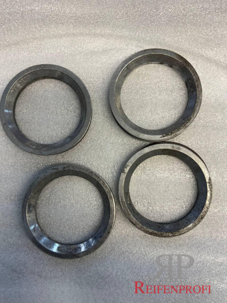 Zentrierring Set 4 Stück 57,6 mm silber neu/unbenutzt