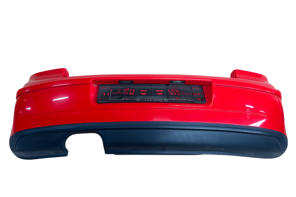 Original VW Polo 9N Stoßstange Heckschürze Stossfänger hinten 6Q6807421 Rot def. MT1087