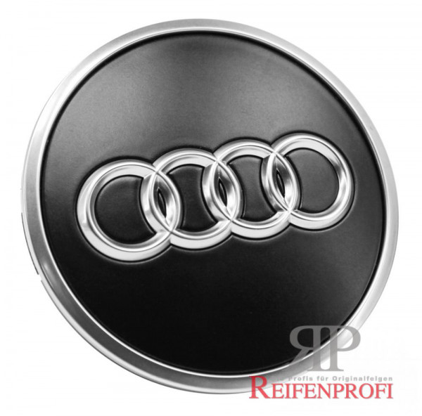 Original Audi Q7 4M Nabendeckel 4M0601170B schwarz-matt Felgen 4M0601025S