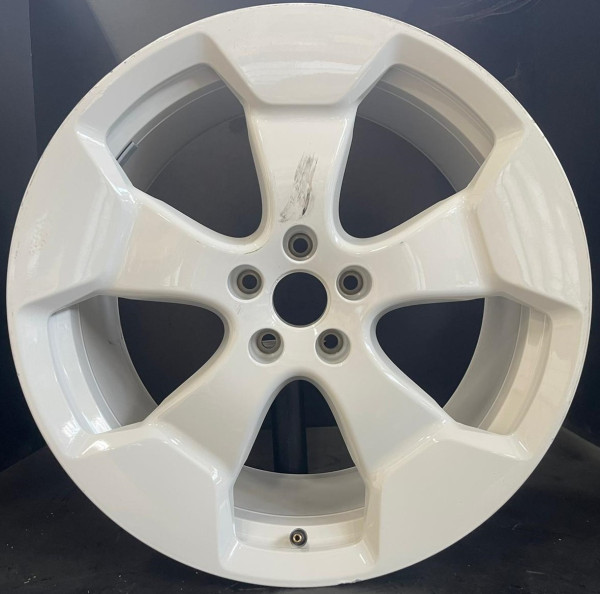 Original VW ID. Buzz 20 Zoll Einzelfelge 9,5Jx20 ET56 Hinterachse 1T3601025AD Stockton Weiß RR17-CE9