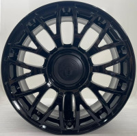 Original Fiat 500 17 Zoll Felgen Satz 518292090 7x17 ET38 4x98 Schwarz Hochglanz