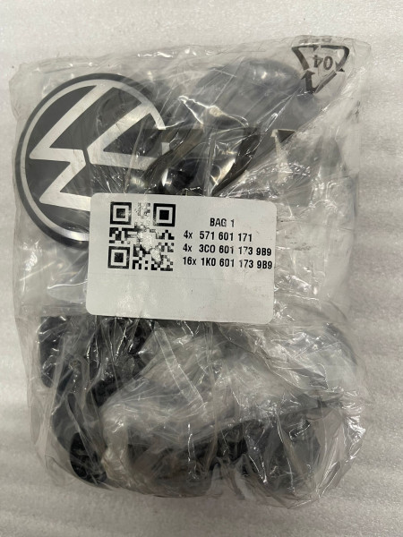 Original VW Nabendeckel Felgendeckel Radschraubendeckel Felgenschlossdeckel 24er Set NEU