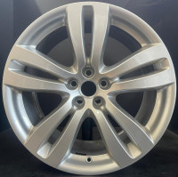 Original Jaguar 19 Zoll TOBA Einzelfelge 10Jx19 ET46 BW9M-1007-KA Silber (Hinterachse)