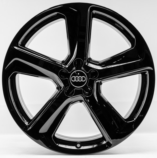 Original Audi Q5 SQ5 8R 20 Zoll Felgen Satz 8R0601025AF 8R0601025CA 8,5x20 ET33 Schwarz Hochglanz