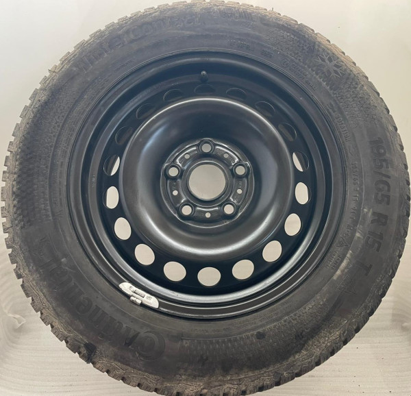 Original VW Golf 8 15 Zoll Winterräder 5Q0601027BN 5Q0601025BP 6x15 ET43 195/65 R15 365-C