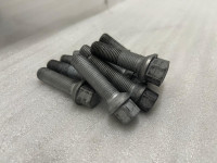 1x Radschrauben M14x1,5 Kugel Kugelbund Silber passend auf Diverse Felgen SW17 L48