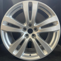 Original Jaguar 19 Zoll TOBA Einzelfelge 10Jx19 ET46 BW9M-1007-KA Silber (Hinterachse)