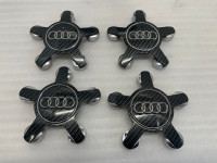 Original Audi Nabendeckel 4F0601165N Felgenkappen Krallen Carbon 2B-R