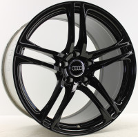 Original Audi R8 19 Zoll Felgen Satz 420601025 8,5x19 & 11x19 Schwarz Hochglanz