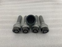 4x Radschrauben Felgenschloss M12x1,5 Kegel Länge 33