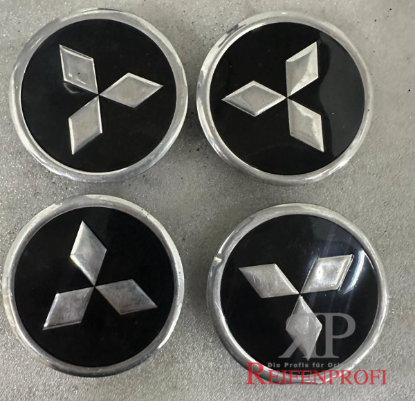 Mitsubishi Nabendeckel Felgendeckel 4 Stück neuwertig BOX1