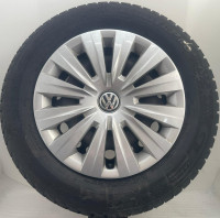 Original VW Golf 8 15 Zoll Winterräder 5Q0601027L 5Q0601025N 6x15 ET43 195/65 R15 339-C