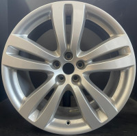 Original Jaguar 19 Zoll TOBA Einzelfelge 10Jx19 ET46 BW9M-1007-KA Silber (Hinterachse)