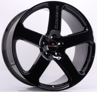 Mansory C5 Einzelfelge 10Jx22 ET50 10x20 ET50 5x130 Schwarz Hochglanz 208-D