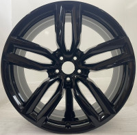 Original Audi Q5 SQ5 8R 21 Zoll Einzelfelge 8R0601025AM 8,5x21 ET33 Schwarz Hochglanz 335-AE5