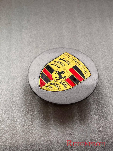 Original Porsche Cayenne Panamera Taycan 9P1601149A Nabendeckel 76mm Silber