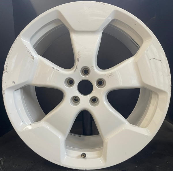 Original VW ID. Buzz 20 Zoll Einzelfelge 9,5Jx20 ET56 Hinterachse 1T3601025AD Stockton Weiß RR19-C