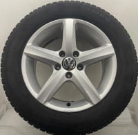 Original VW Passat 3C B8 16 Zoll Winterräder 6,5x16 ET42 3AA071496A 215/60 R16 345-C