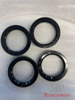 Zentrierring Set 4 Stück 72,6mm - 56,6mm schwarz neu/unbenutzt