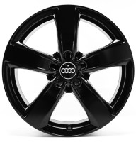 Original Audi A6 C7 4G 18 Zoll Felgen Satz 4G0601025M 7,5x18 ET37 Schwarz Seidenmatt