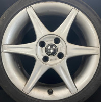 Fiat Abarth 7,5x16 ET32 4x98 KBA 42872 FC 75532 16 Zoll Felgen Satz gebraucht S5