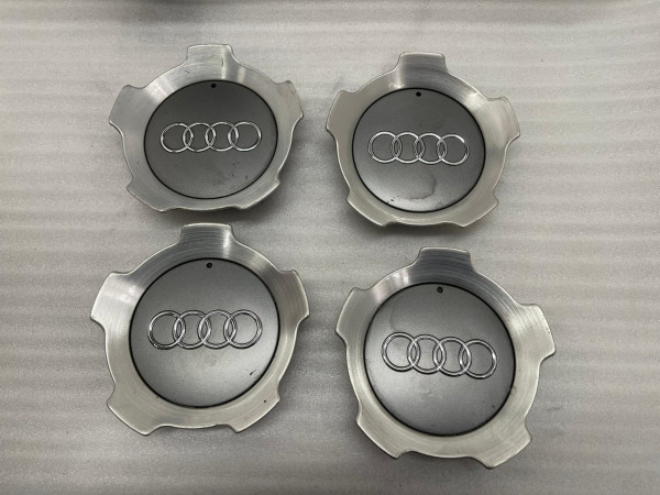 Original Audi Nabendeckel 4Z7601165 Felgenkappen Original Lack gebraucht 4 Stück / 1 Satz BOX3