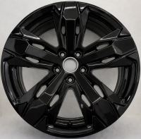 Original Peugeot 5008 3008 18 Zoll Felgen Satz 7,5x18 ET48 9811635077 Schwarz Hochglanz S40