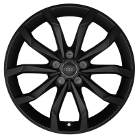 Original Audi A4 8W B9 8W0601025H 18 Zoll Felgen Satz 8x18 ET40 Schwarz matt S22