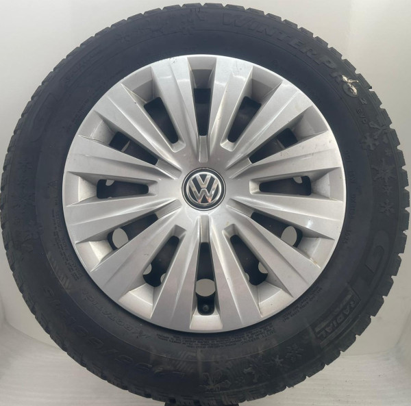 Original VW Golf 8 15 Zoll Winterräder 5Q0601027L 5Q0601025N 6x15 ET43 195/65 R15 339-C