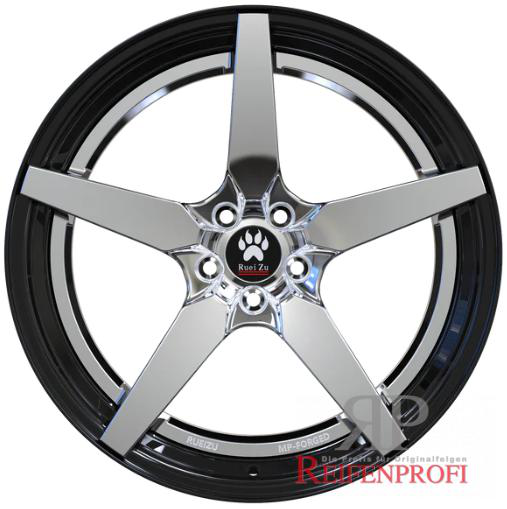 Ruei Zu 2tlg Forged wheels | R303 | 8,5Jx19 ET45 | 5x100 | Black-polish Face