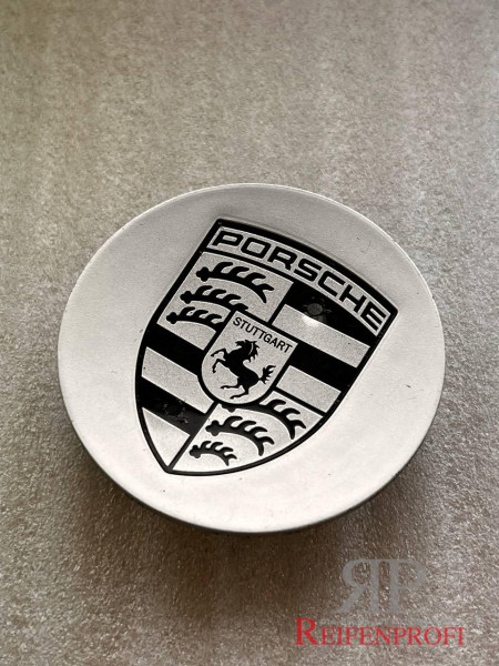 Original Porsche Macan Spyder 9P1601147A 88Z Nabendeckel 76mm Silber