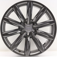 Original Audi A7 4G8 19 Zoll Felgen Satz 4G8601025K 8x19 ET26 Titan glänzend