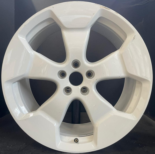 Original VW ID. Buzz 20 Zoll Einzelfelge 9,5Jx20 ET56 Hinterachse 1T3601025AD Stockton Weiß RR19-C