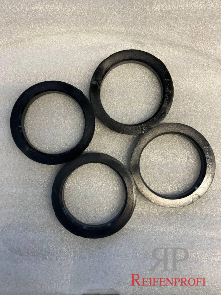 Zentrierring Set 4 Stück 72,6mm - 57,1mm schwarz neu/unbenutzt