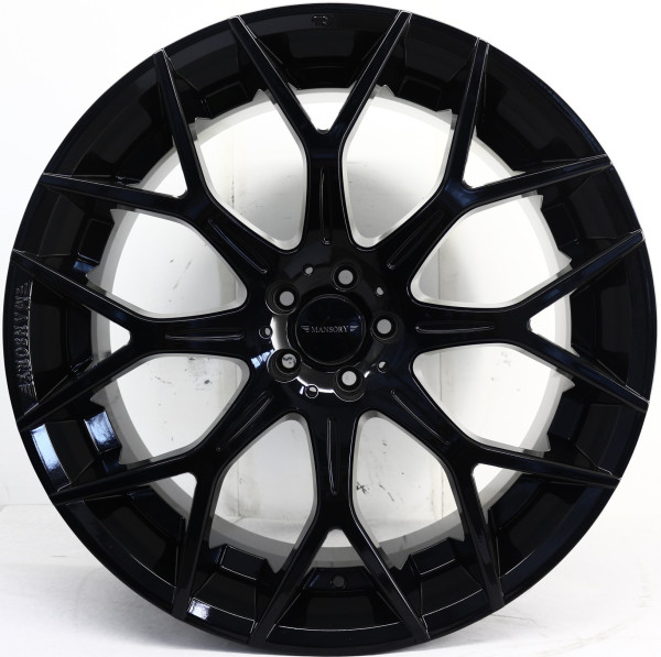 Mansory N.80 22 Zoll Einzelfelge 9,5Jx22 ET45 5x112 Black Gloss NEU* 210-C