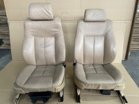 Original BMW 7er E38 Sitze Fahrersitz Beifahrersitz Leder Beige 0130002465 67318352192 gebraucht