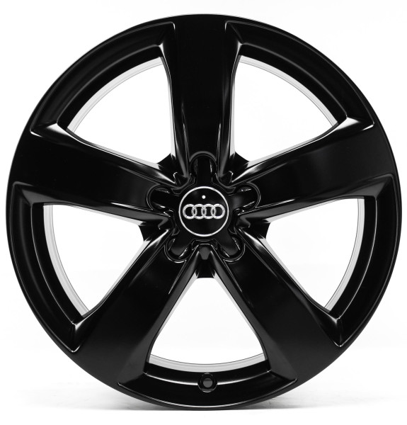 Original Audi A6 C7 4G 18 Zoll Felgen Satz 4G0601025M 7,5x18 ET37 Schwarz Seidenmatt