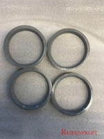 Zentrierring Set 4 Stück 72,6mm - 63,3mm grau neu/unbenutzt