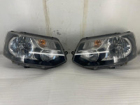 Original VW Transporter Scheinwerfer Facelift 7E1941015R 7E1941016R rechts und links gebr. MT979