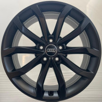 Original Audi A4 8W B9 8W0601025H 18 Zoll Felgen Satz 8x18 ET40 Schwarz matt 354-A