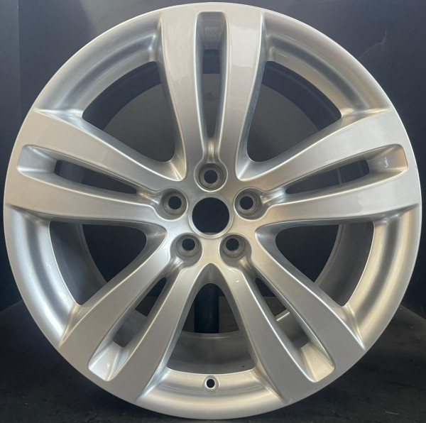 Original Jaguar 19 Zoll TOBA Einzelfelge 10Jx19 ET46 BW9M-1007-KA Silber (Hinterachse)