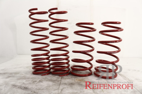 Federn Fahrwerksfeder F&S FKS19VA FKS19HA 4x Stück ROT gebraucht T2