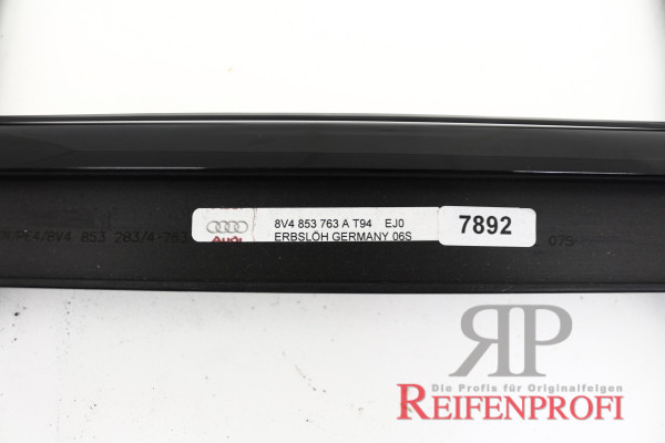 Original Audi A3 S3 8V hinten links Fensterleisten 8V4853763A Leiste T77 / 2*