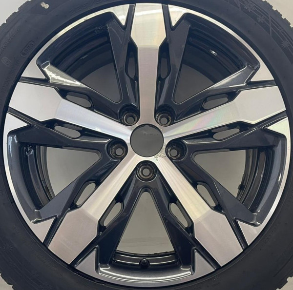 Original Peugeot 5008 3008 18 Zoll Felgen Satz 7,5x18 ET48 9811635077 Anthrazit gedreht 350-C