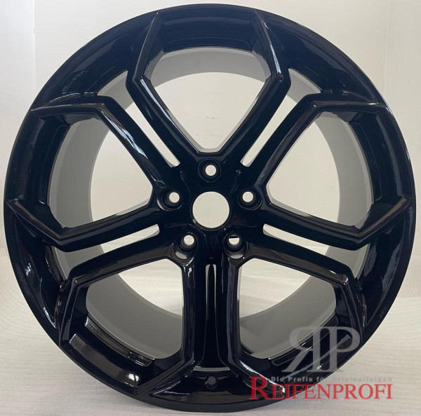 Original Lamborghini Aventador 20 Zoll Einzelfelge 470601025A 12x20 ET56,7 Schwarz Hochglanz 353-C